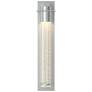 Airis 24.3" High Vintage Platinum Sconce With Seeded Clear Glass Shade