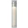 Airis 24.3" High Vintage Platinum Sconce With Seeded Clear Glass Shade