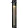 Airis 33"H Large Coastal Black Outdoor Sconce With Seeded Clear Glass