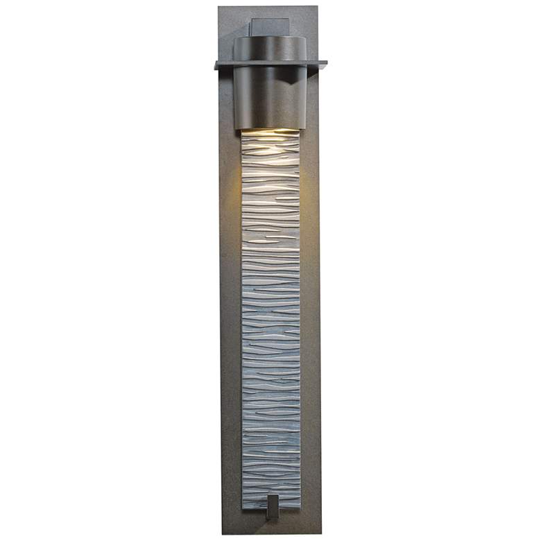 Image 1 Airis Collection Cast Plate 24 1/2" High Dark Sky Wall Light