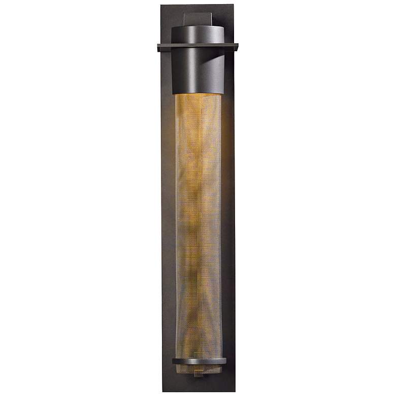 Image 1 Airis Collection Mesh Tube 24 1/2" High Dark Sky Wall Light