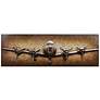 2_Airplane 72" Wide Mixed Media Metal Dimensional Wall Art