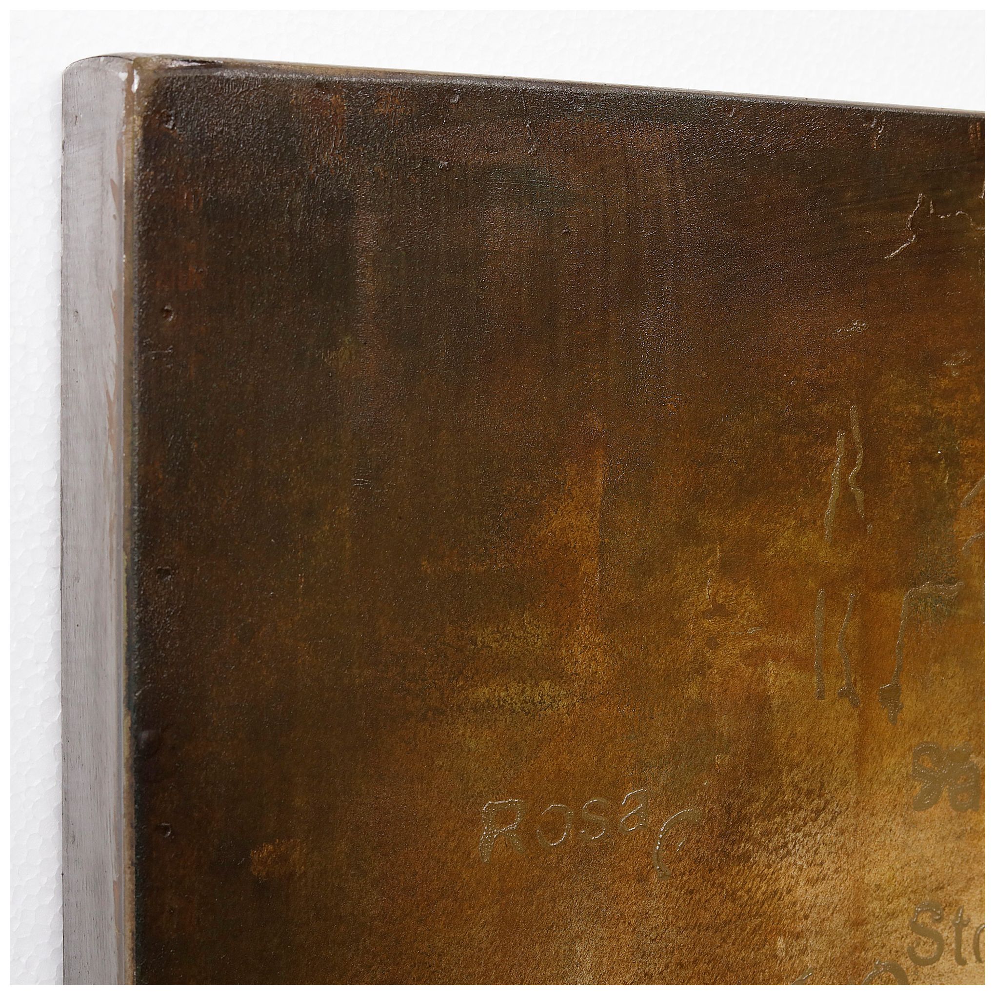 Airplane 72" Wide Mixed Media Metal Dimensional Wall Art