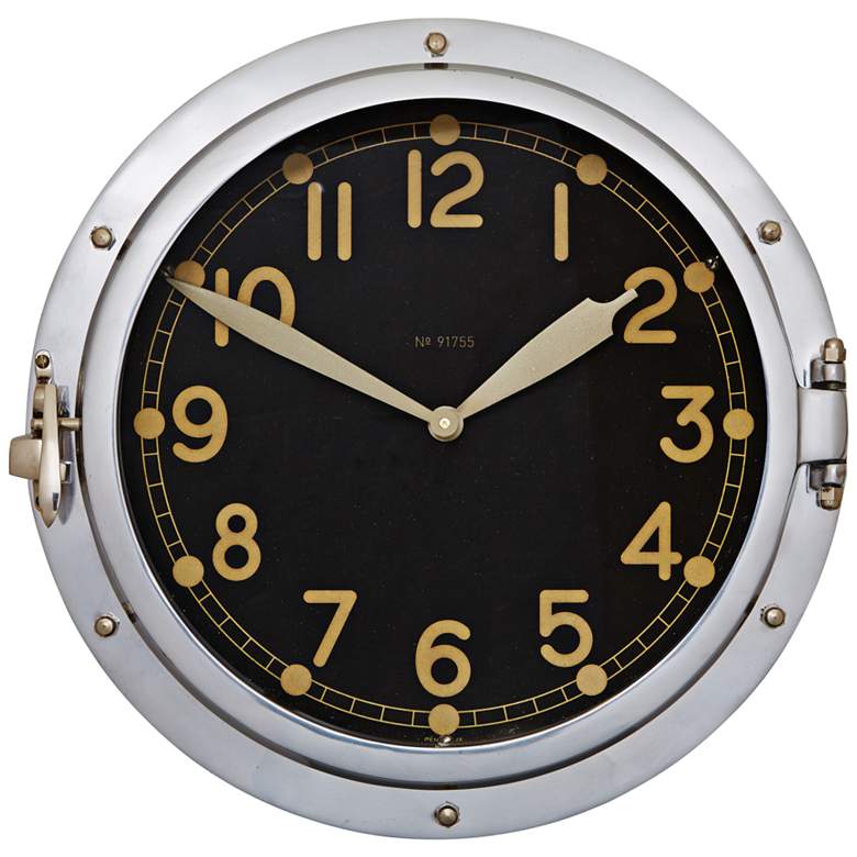 Image 1 Airship 14 1/2" High Replica US Military Aviation Wall Clock