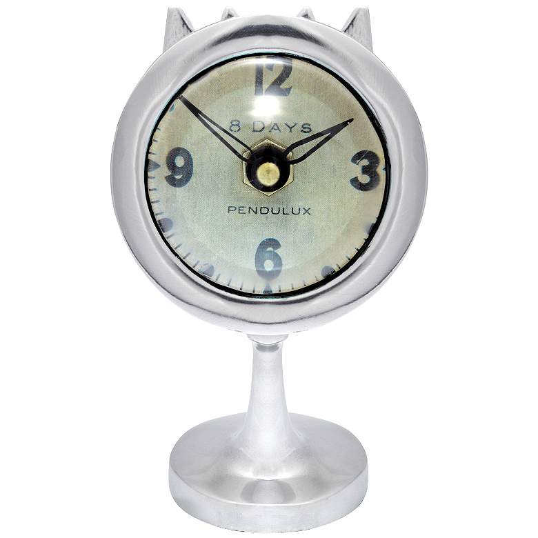 Image 1 Airstream 7" High Aluminum Potato Baker Retro Table Clock