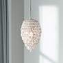Aisling 10" Wide Polished Nickel and Crystal Mini Pendant