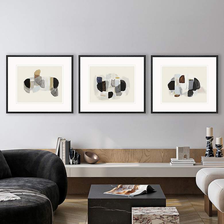 Image 1 Aitkin 29"W x 25"H Framed Art - Set of 3