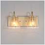 3_Aivan 2-Light 13.5" Wide Gold Bath Light more views