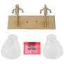 5_Aivan 2-Light 13.5" Wide Gold Bath Light more views