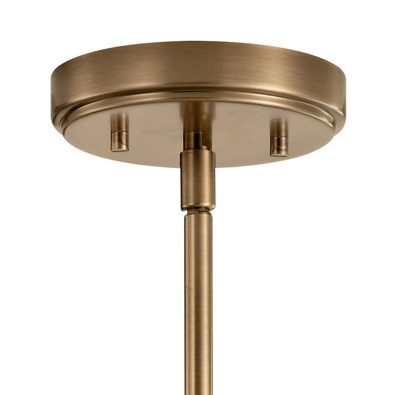 Image 4 Aivian 30" Wide Weathered Brass 5-Light Chandelier more views