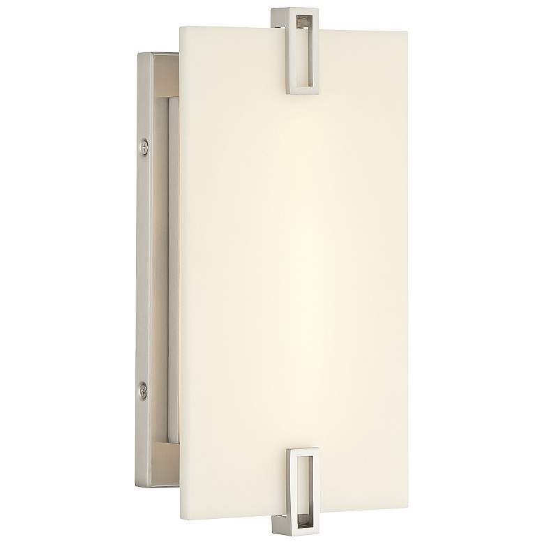 Image 1 Aizen 11" High Brushed Nickel LED Wall Sconce