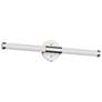 1_Akari 23 3/4" Wide Brushed Nickel LED Vanity Bath Light