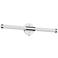 Akari 23 3/4" Wide Brushed Nickel LED Vanity Bath Light