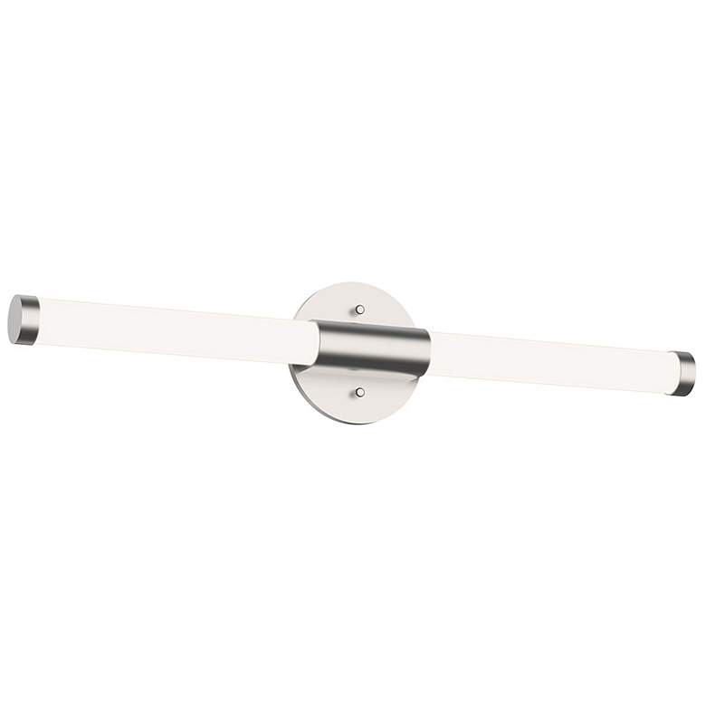 Image 2 Akari 23 3/4" Wide Brushed Nickel LED Vanity Bath Light more views
