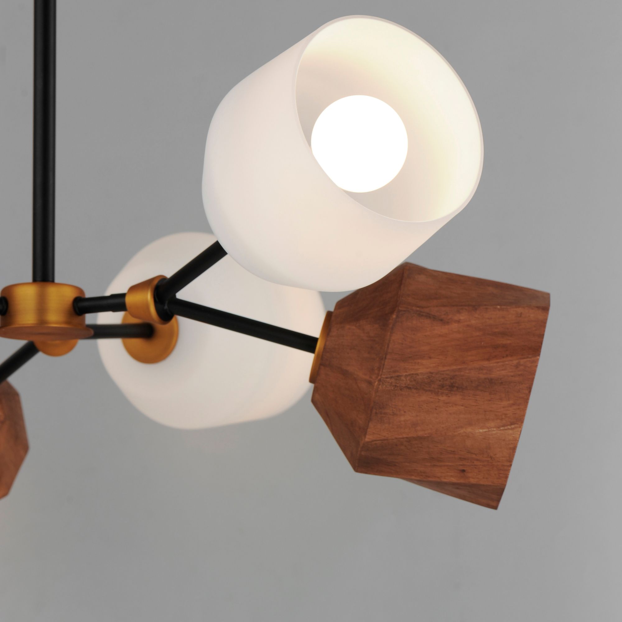 Image 6 Akimbo 30 3/4" Wide Dark Bronze 6-Light LED Chandelier more views