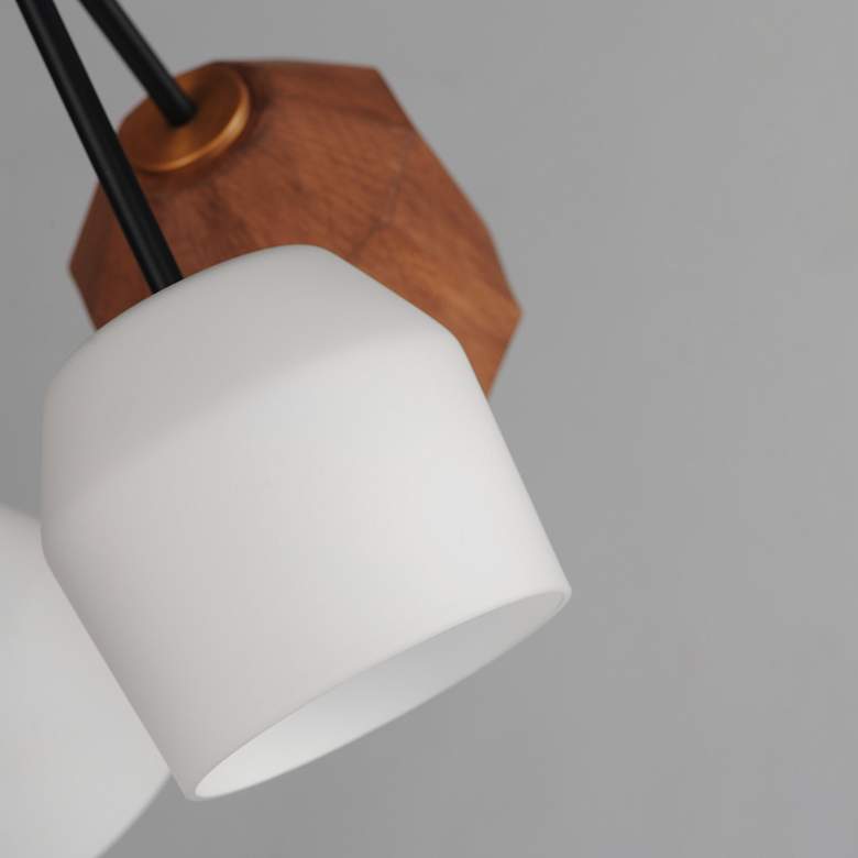 Image 7 Akimbo 40 3/4" Wide Bronze and Brass Multi-Light LED Pendant more views