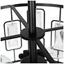 Thumbnail4 of Akinaeet 3-Light Black Crystal Drum Ceiling Lights more views