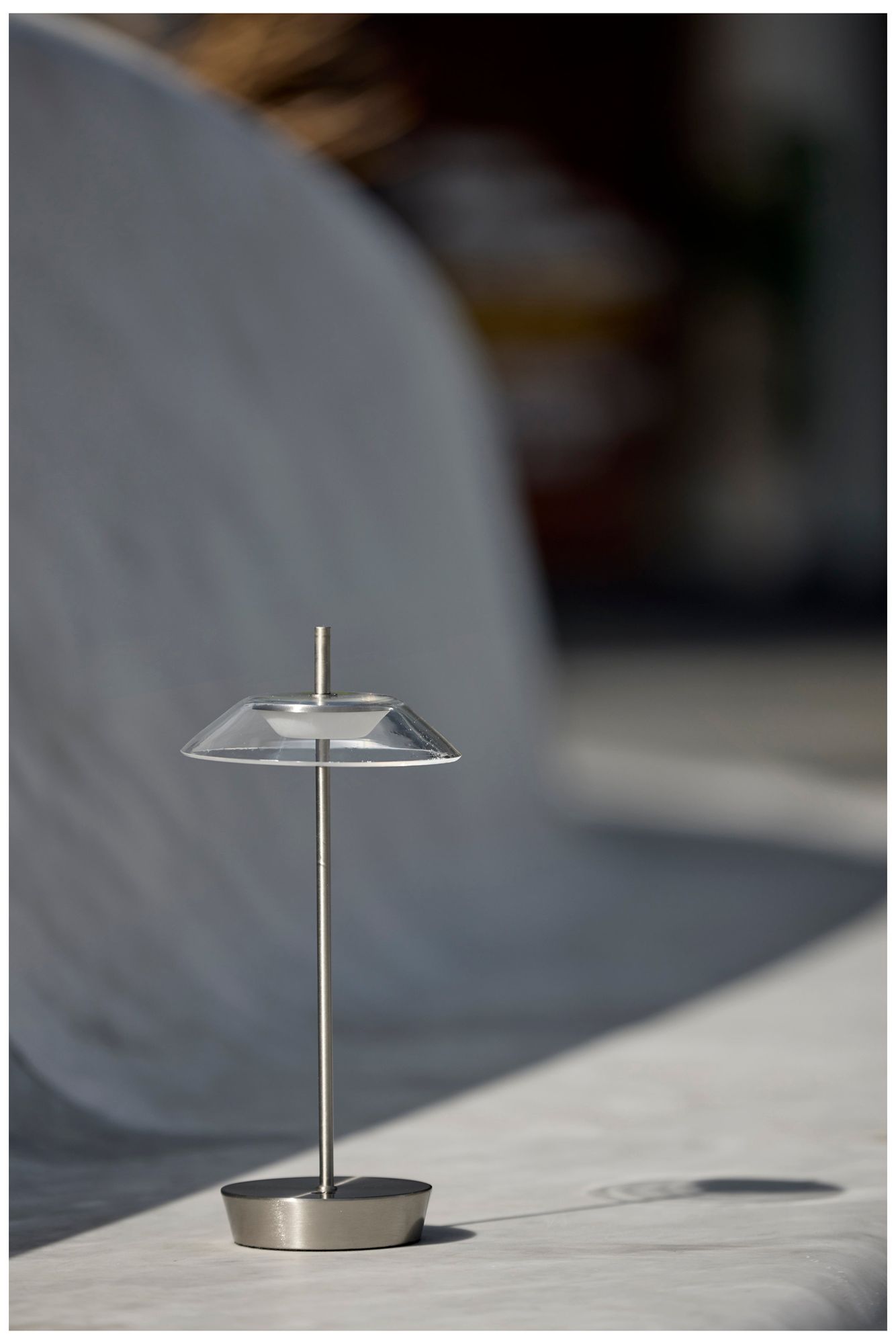 Image 2 Ako LED Cordless Table Lamp- Steel more views