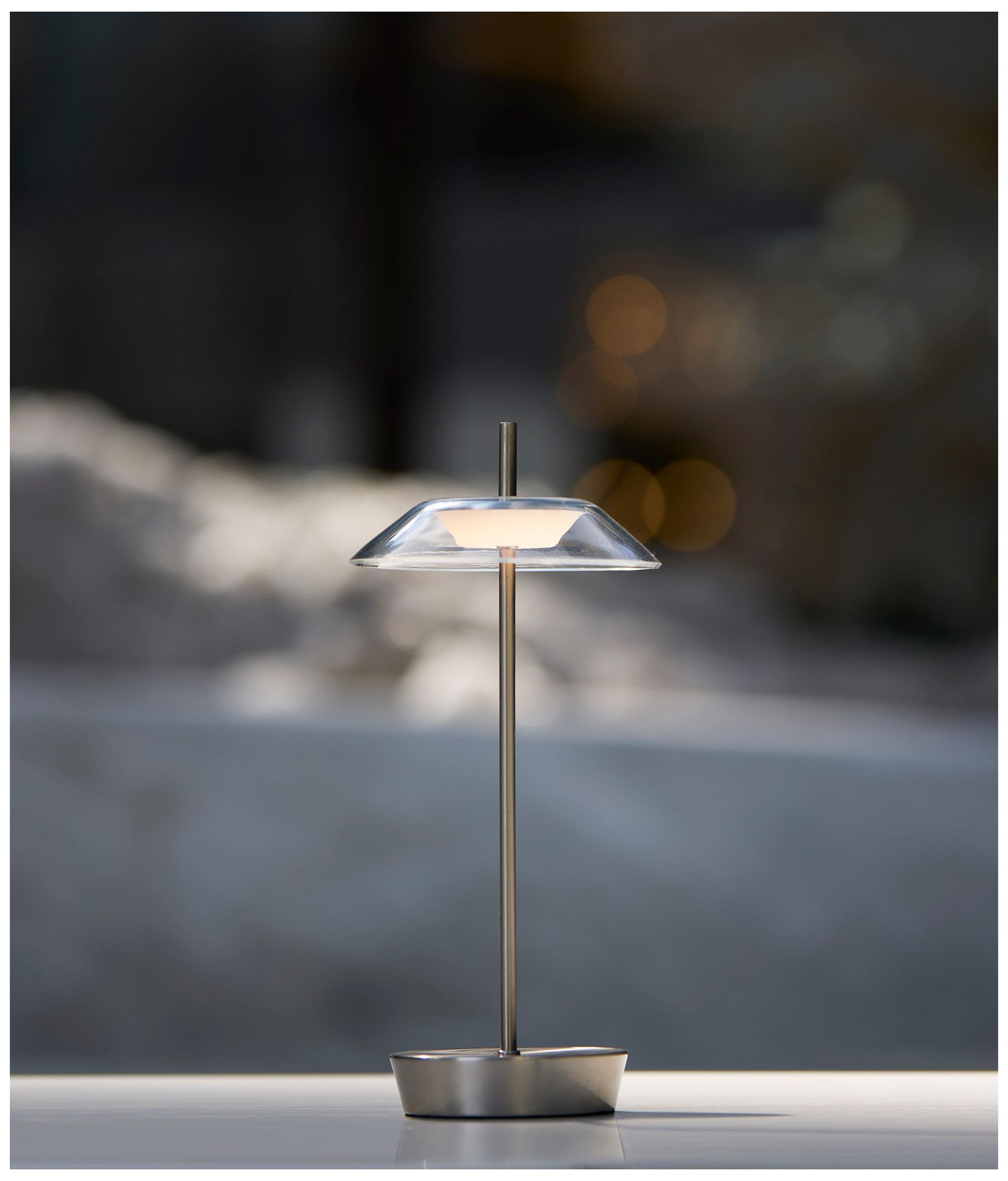 Image 7 Ako LED Cordless Table Lamp- Steel more views
