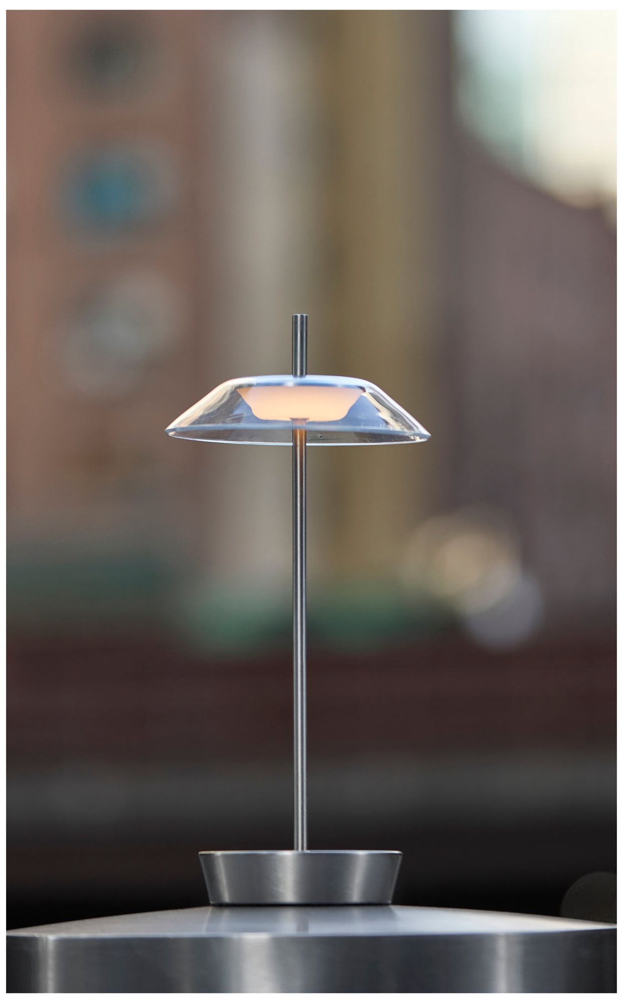 Ako LED Cordless Table Lamp- Steel