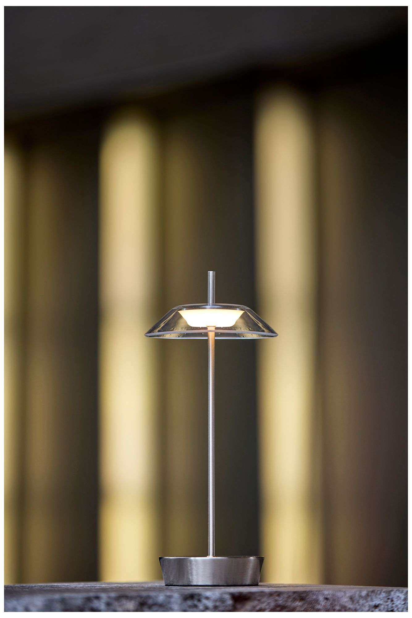 Ako LED Cordless Table Lamp- Steel