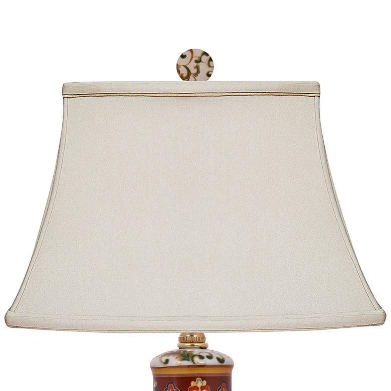 Image 3 Akosi 17 1/2 inch High Multi-Color Porcelain Tea Jar Accent Table Lamp more views