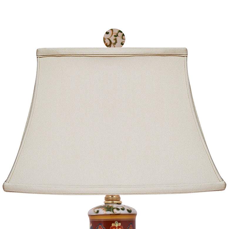 Image 3 Akosi 17 1/2" High Multi-Color Porcelain Tea Jar Accent Table Lamp more views