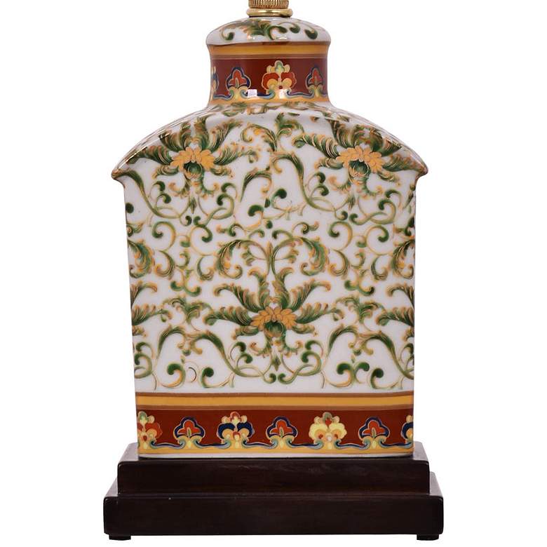Image 4 Akosi 17 1/2 inch High Multi-Color Porcelain Tea Jar Accent Table Lamp more views