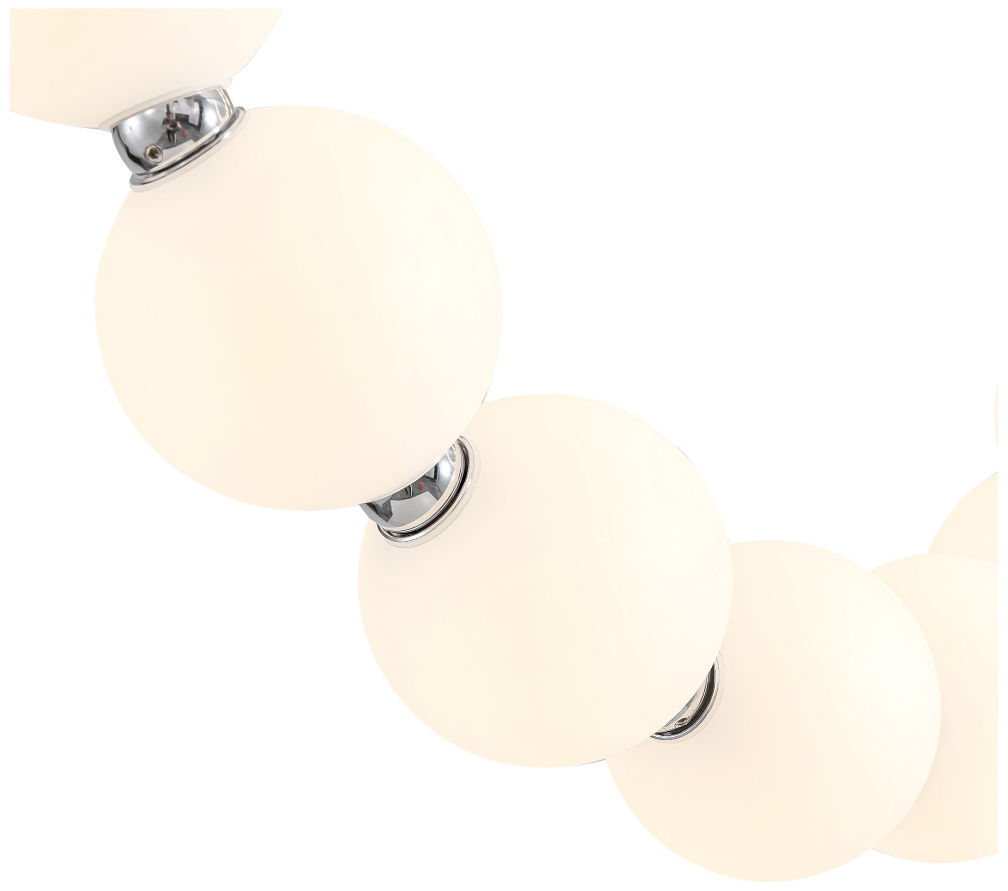 Image 5 Akoya 48 Light Chrome dimmable LED Chandelier more views