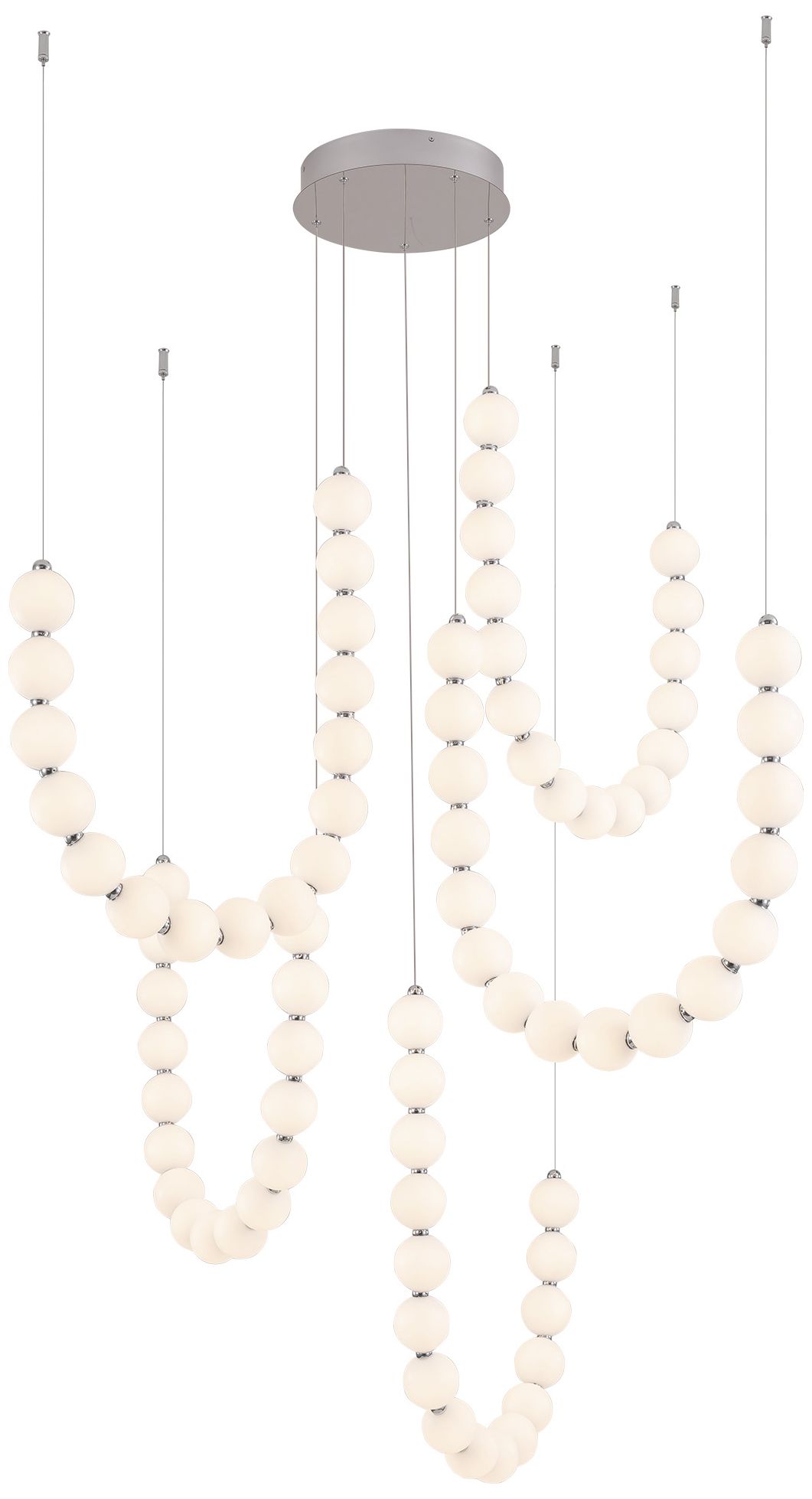 Image 3 Akoya 80 Light Chrome dimmable LED Chandelier more views