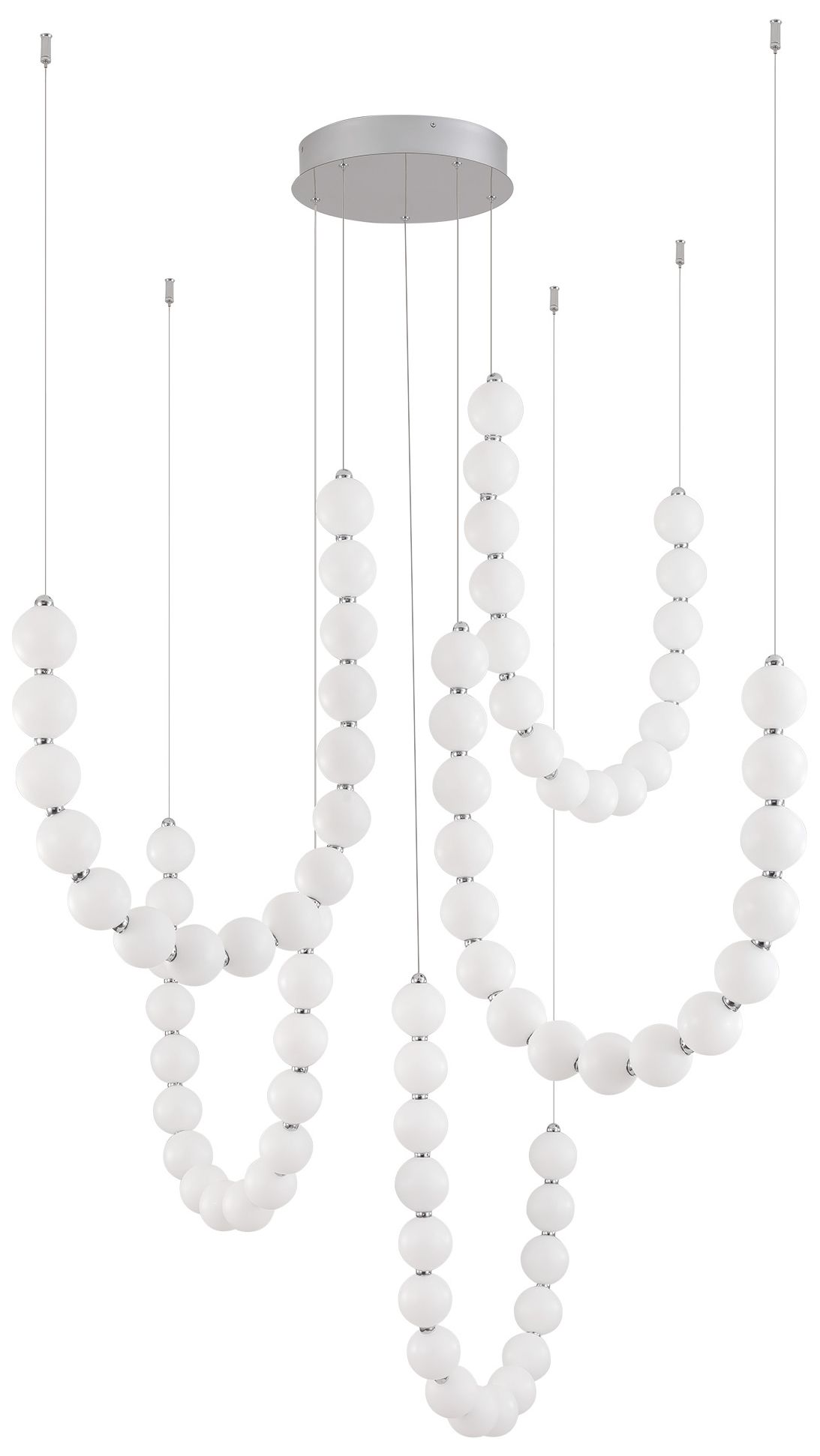 Image 6 Akoya 80 Light Chrome dimmable LED Chandelier more views