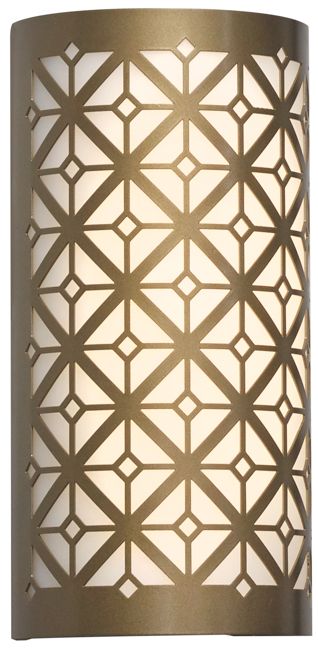 Akut 11.75" High New Brass|Opal Acrylic ADA Sconce