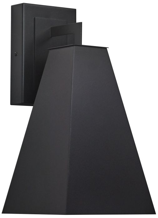 Akut 15.5" High Black|Opal Acrylic Exterior Sconce Triac LED