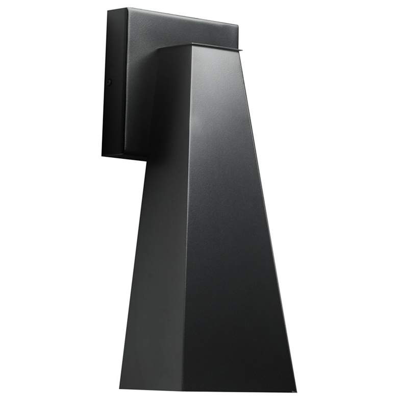 Image 1 Akut 15 1/2 inch High Black and Opal Acrylic Exterior Sconce