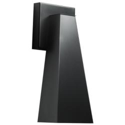 Akut 15 1/2&quot; High Black and Opal Acrylic Exterior Sconce