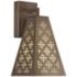 Akut 15 1/2"H Cast Bronze and Opal Acrylic Interior Sconce