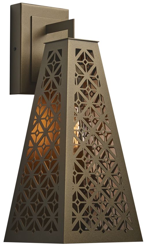 Akut 19.5" High Cast Bronze  Interior Sconce