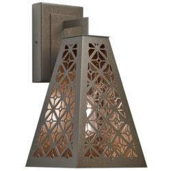 Akut 19 1/2&quot; High Cast Bronze Interior Sconce