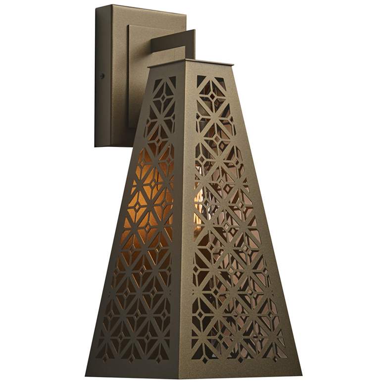 Image 1 Akut 19 1/2 inch High Cast Bronze Interior Sconce