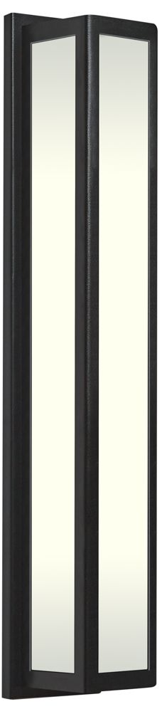 Akut 26" High Black|Opal Acrylic ADA Sconce Triac LED