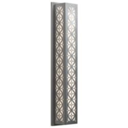 Akut 26&quot;H Satin Pewter and Opal Acrylic ADA Sconce 0-10V LED