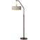 Al Fresco Bronze Downbridge Arc Floor Lamp