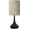 Al Fresco Giclee Black Droplet Table Lamp