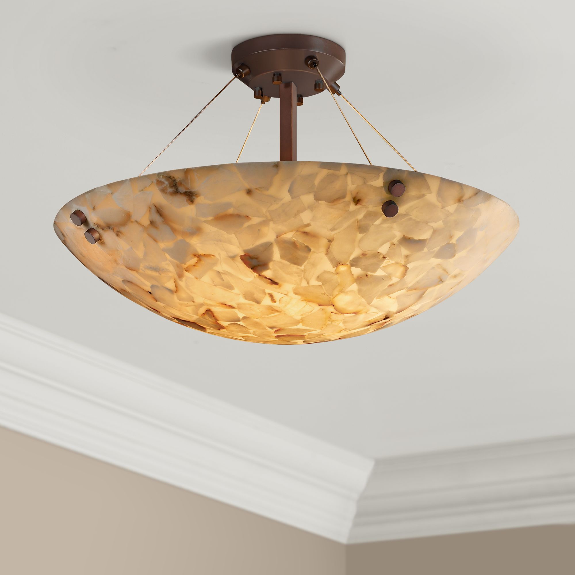 Alabaster ceiling deals light