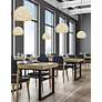 Thumbnail2 of Alabaster Rocks 17" Wide Brushed Brass Globe Pendant Light more views