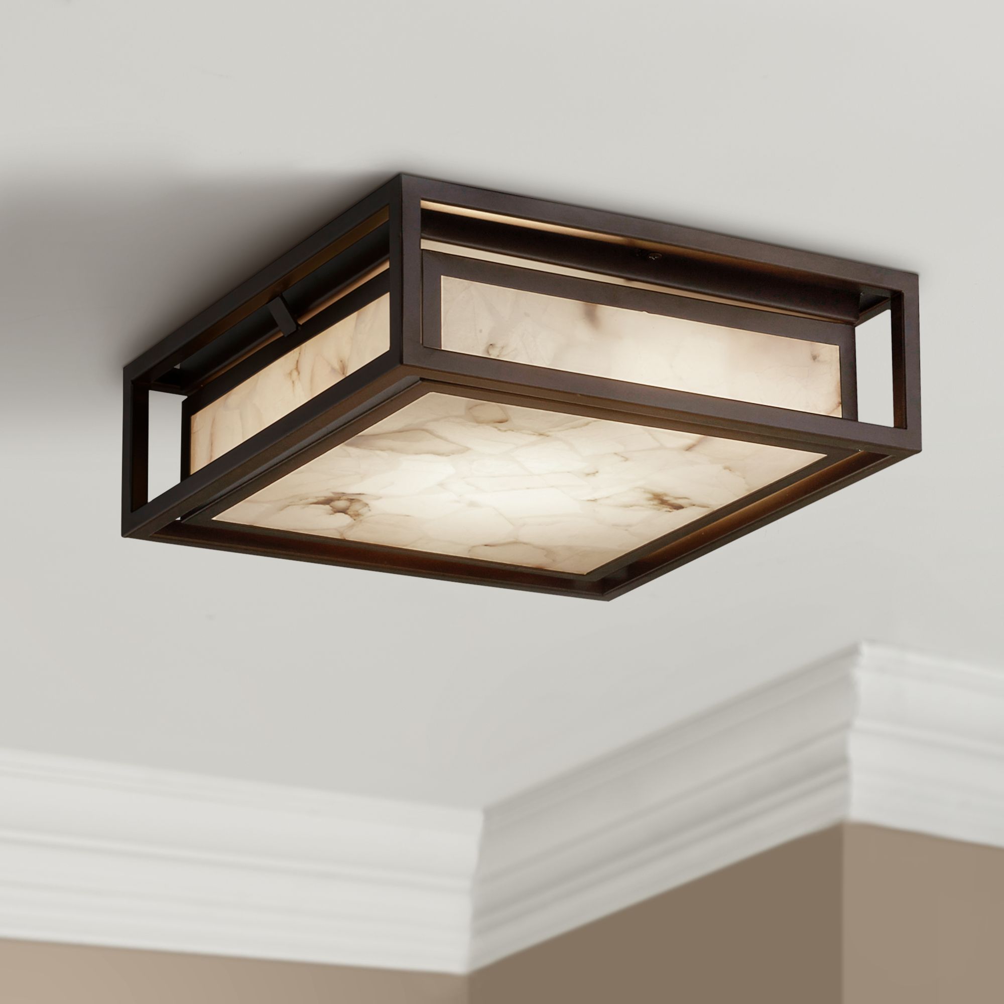 led bronze ceiling light