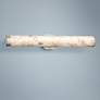 Thumbnail1 of Alabaster Rocks Eliptical 28" Wide Chrome LED Bath Light