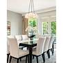 3_Alabaster Rocks! Globe 21.5" Wide 3-Light Matte Black Cluster Pendant more views