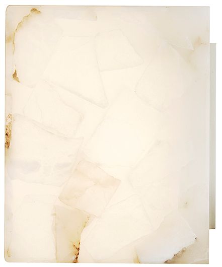 Image 3 Alabaster Rocks Medley 4.75" High Alabaster Rocks LED Wall Sconce more views