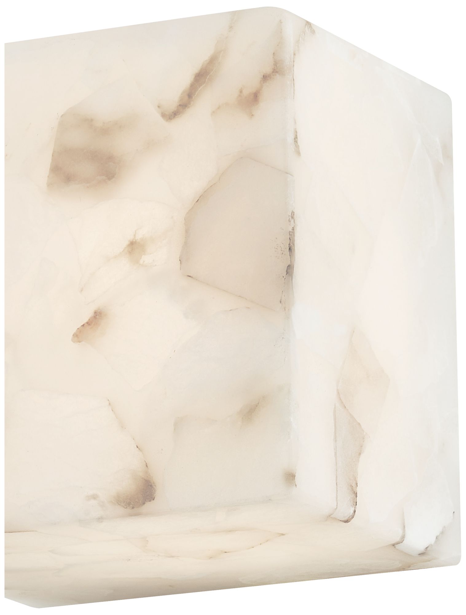 Image 4 Alabaster Rocks Medley 4.75" High Alabaster Rocks LED Wall Sconce more views